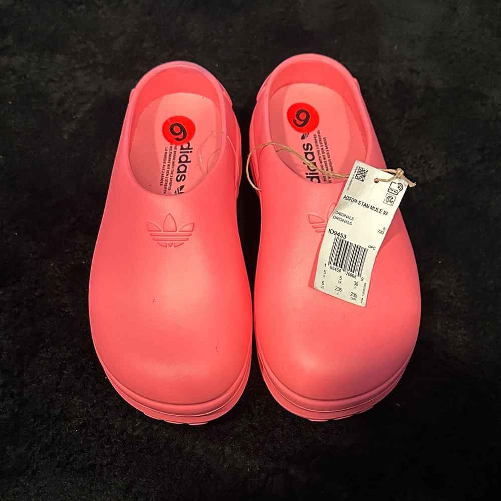 Womens Pink Stan Smith Adidas Mule